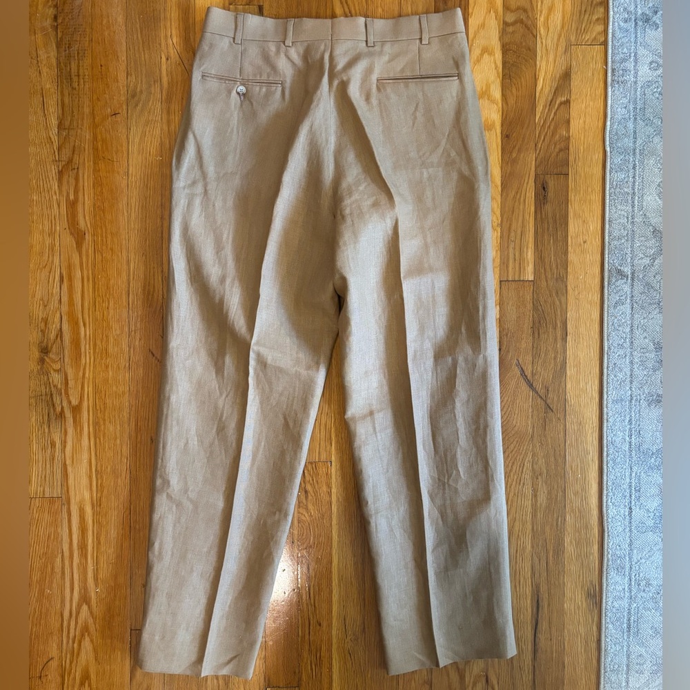 Vintage Brooks Brothers linen pants - Picture 2 of 6